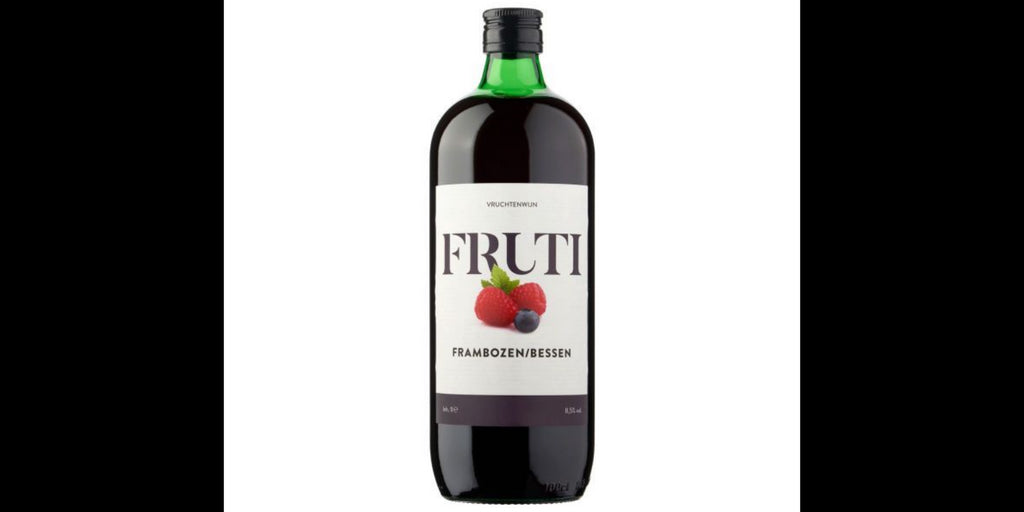 Fruti Raspberry-Berry Fruit Wine (Frambozen-Bessen Vruchtenwijn), 12 x 1000ml