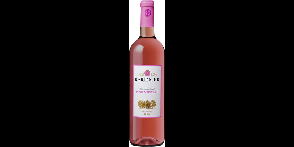 Beringer Classic Pink Moscato Rose Wine, 750ml