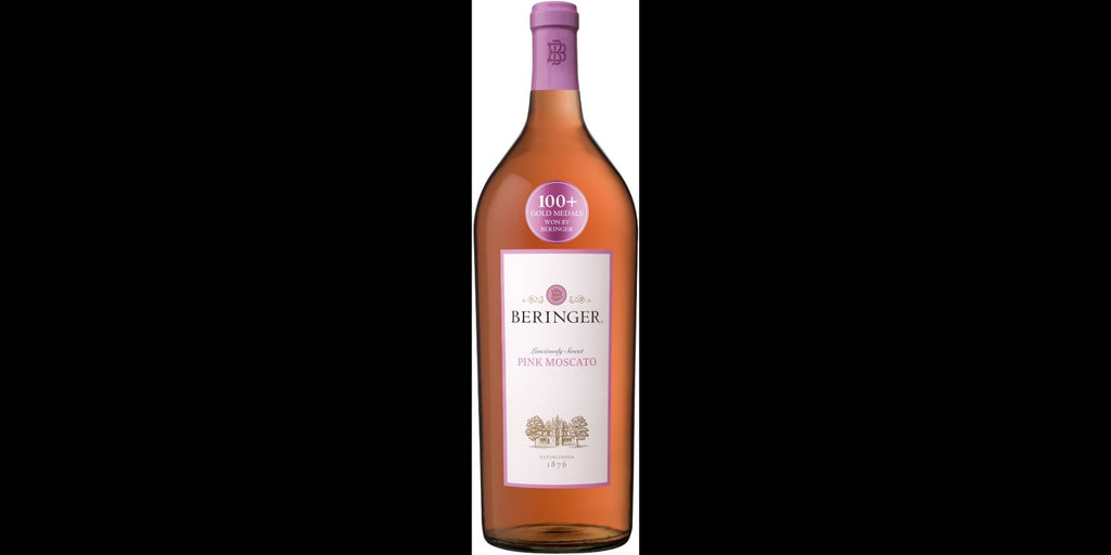 Beringer Classic Pink Moscato Rose Wine, 6 x 1500 ml