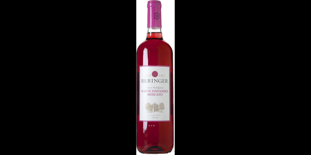 Beringer White Zinfandel Moscato Rose Wine, 750ml