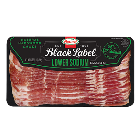 Hormel Black Label Bacon Low Salt, 12 x 1 lb