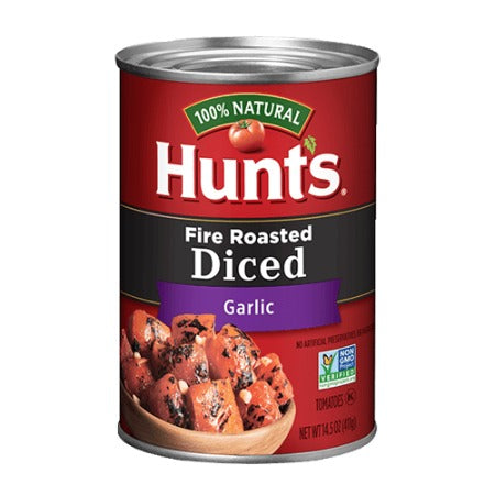 Hunts Fire Roasted Diced Garlic, 14.5 oz