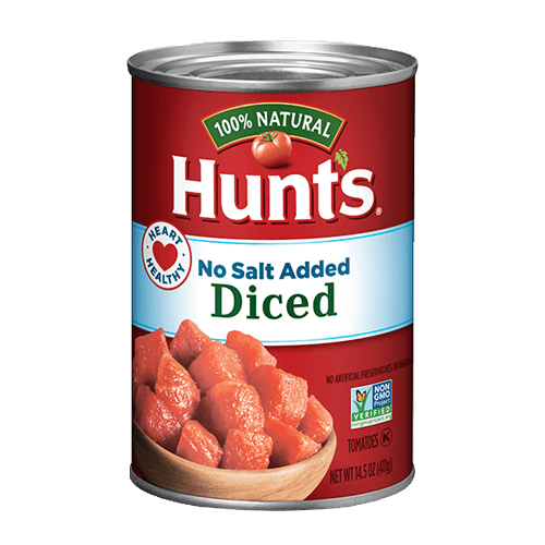 Hunts No Salt Added Diced Tomatoes, 28 oz
