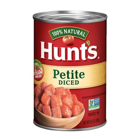 Hunts Petite Diced Tomatoes, 14.5 oz