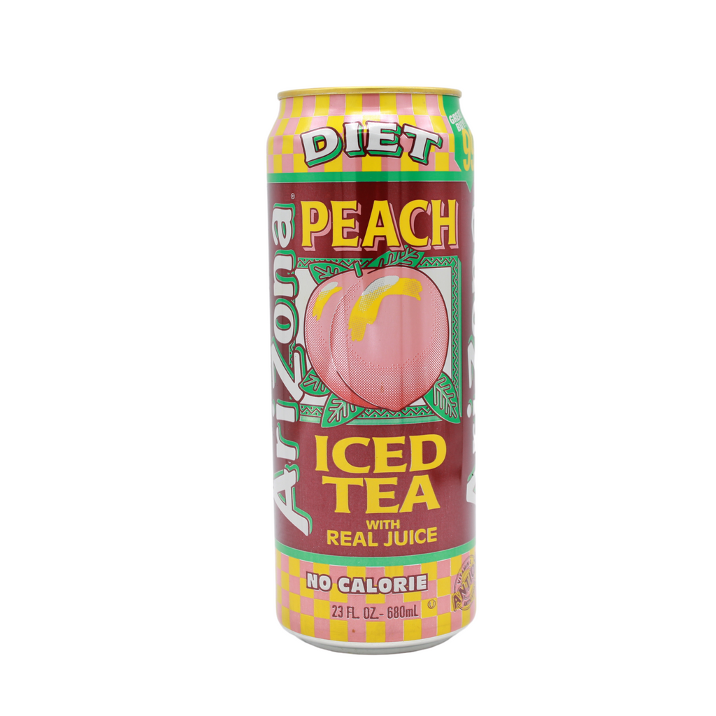 Arizona Diet Peach Iced Tea with Real Juice, 23 oz
