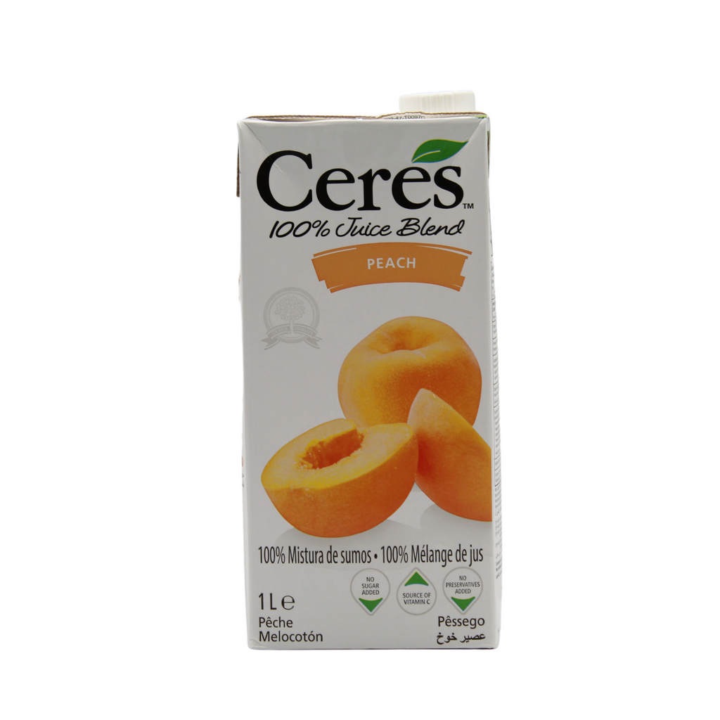 Ceres Peach Fruit Juice Blend, 1 L