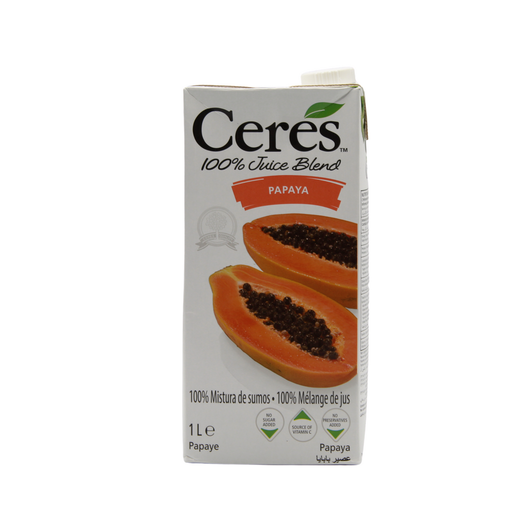 Ceres Papaya Fruit Juice Blend, 1 L
