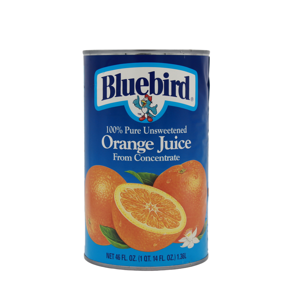 Bluebird Orange Juice Cans, 46 oz