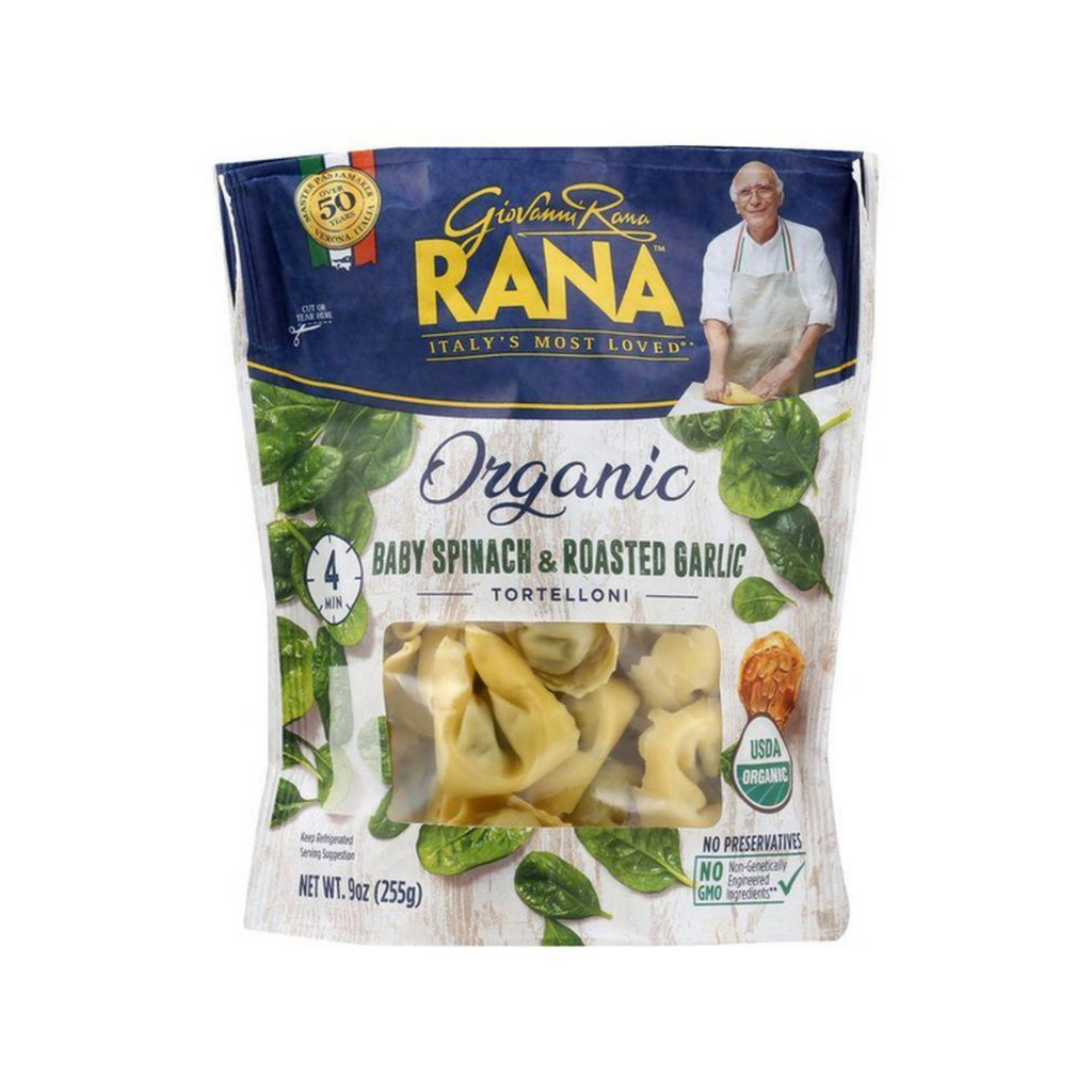 Giovanni Rana Organic Baby Spinach & Roasted Garlic, 9 oz