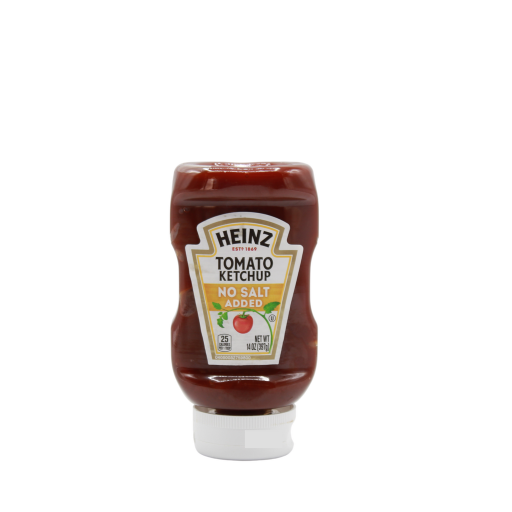 Heinz Tomato Ketchup No Salt Added, 14 oz