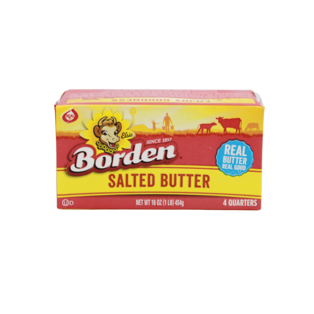 Borden Salted Butter 4 Quarters, 16 oz
