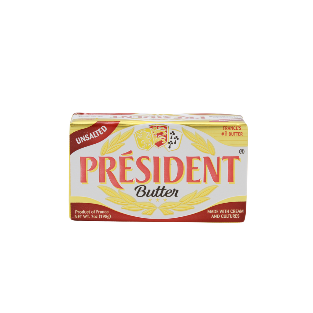 President Butter Unsalted, 7 oz