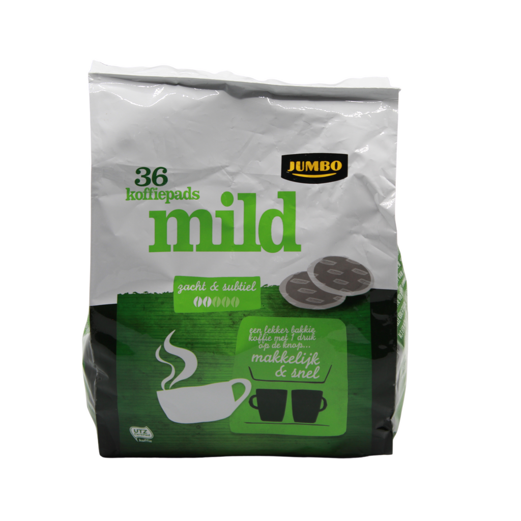 Jumbo Pads Mild Roast, 36 pc