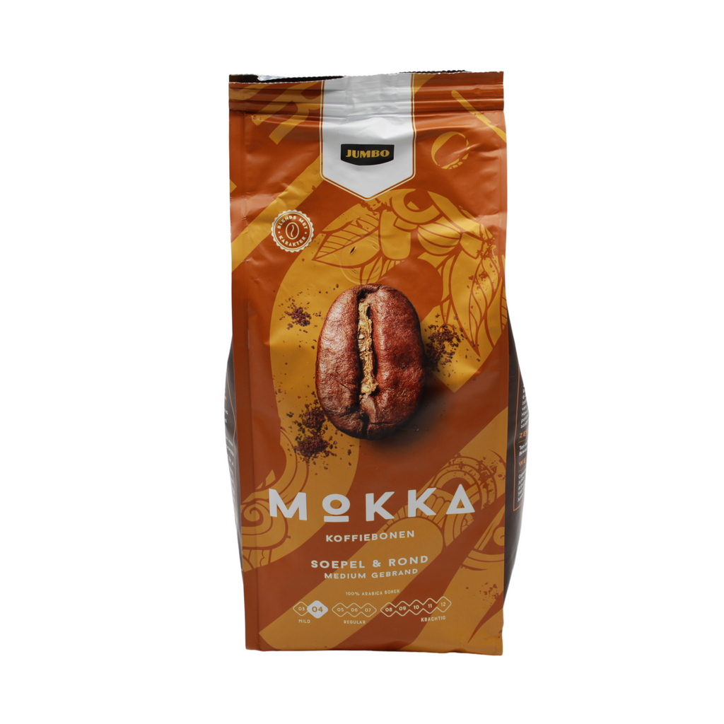Jumbo Mokka Koffiebonen, 500 gr
