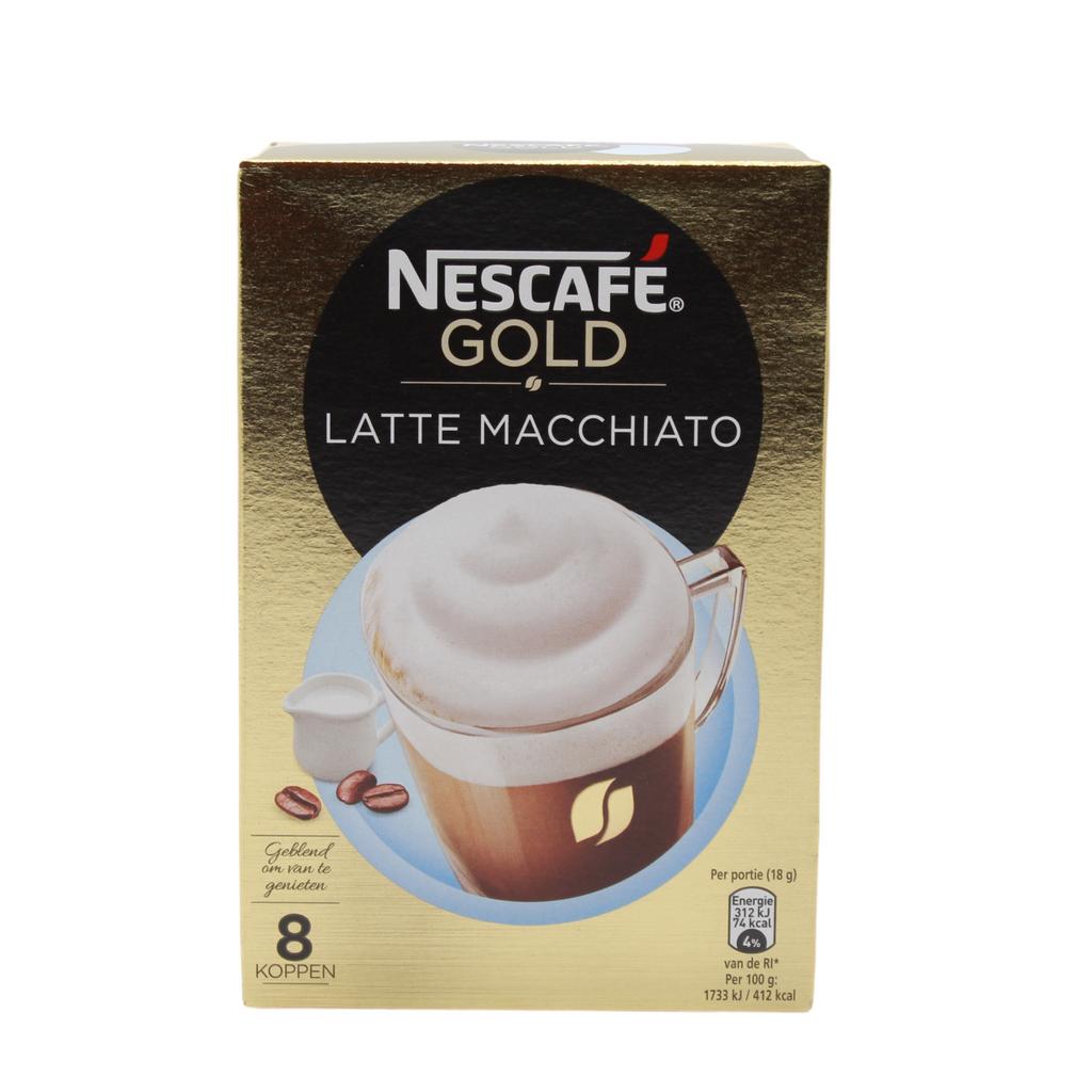 Nescafe Latte Macchiato Zakjes, 8 x 18 gr