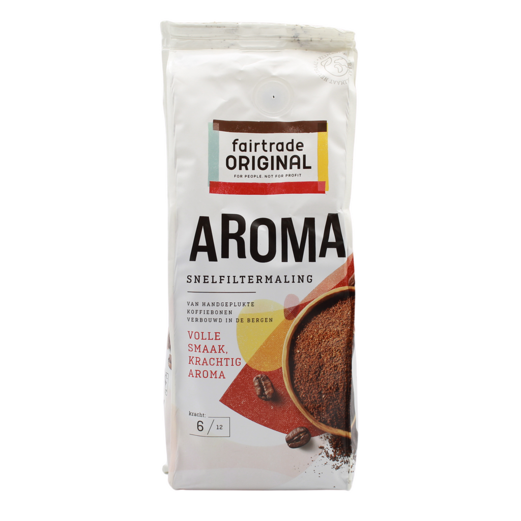 Fairtrade Original Aroma Snelfiltermaling Koffie, 250 gr