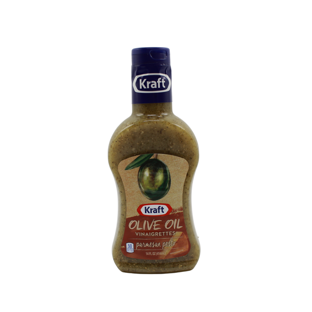 Kraft Olive Oil Vinaigrettes Parmesan Pesto, 14 oz