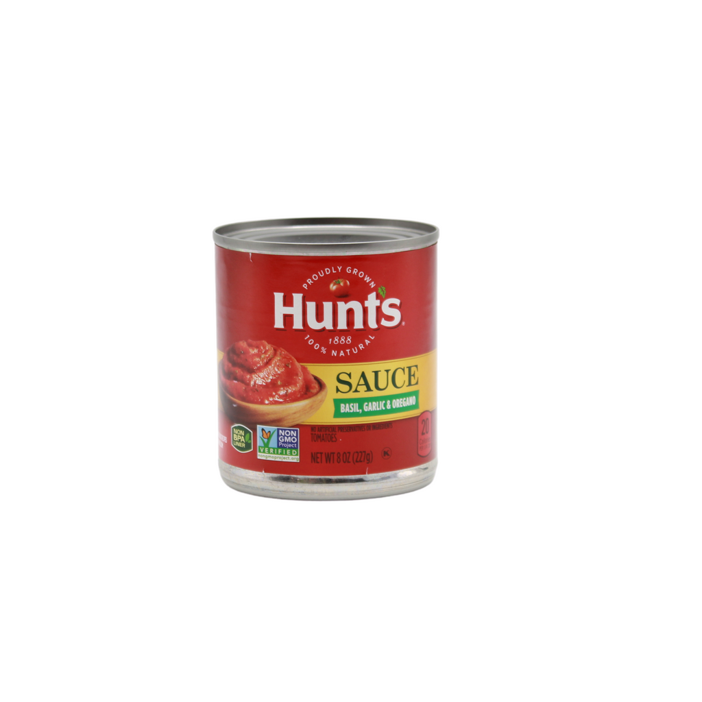 Hunts Sauce Basil, Garlic & Oregano, 8 oz