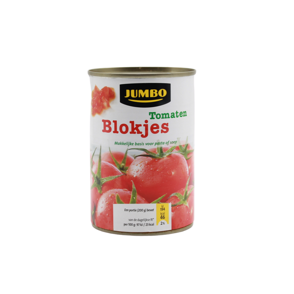 Jumbo Tomaten Blokjes, 400 gr