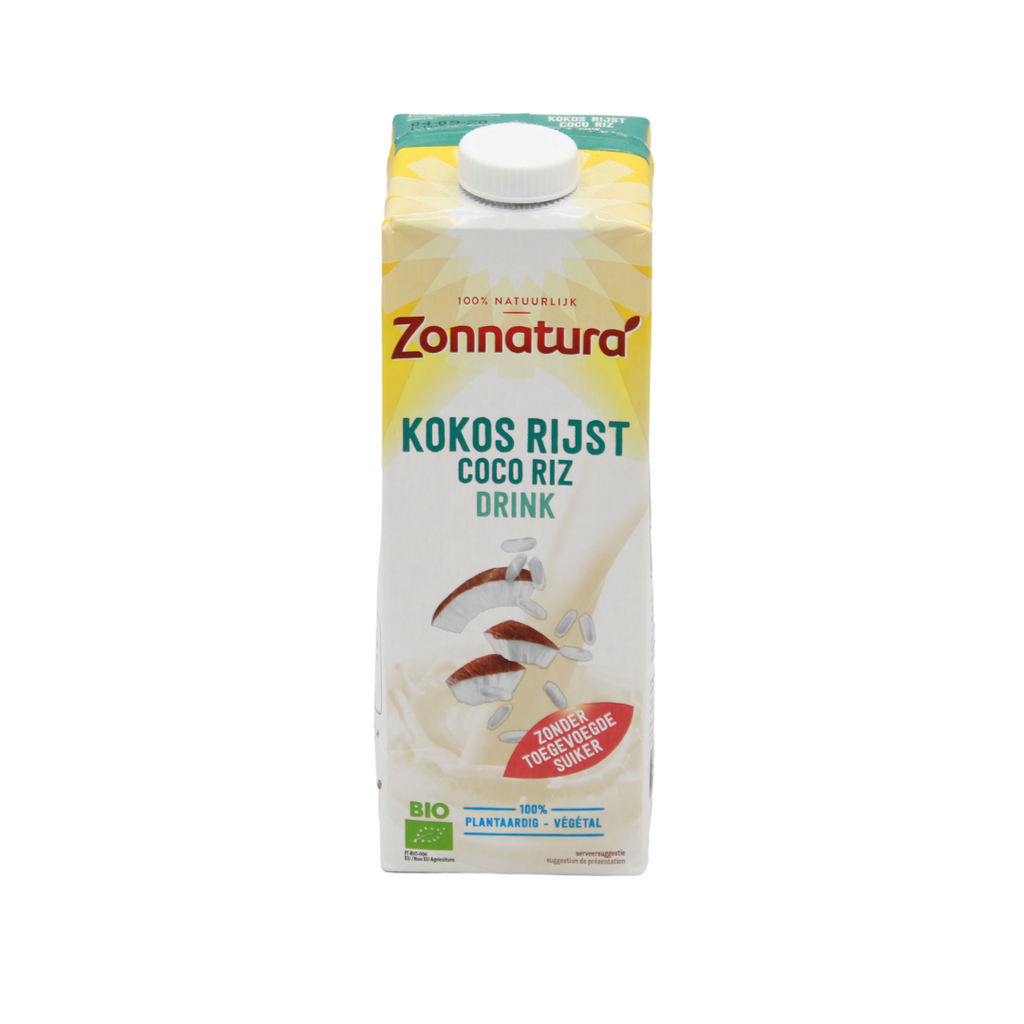 Zonnatura Kokos Rijst Drink, 1 L