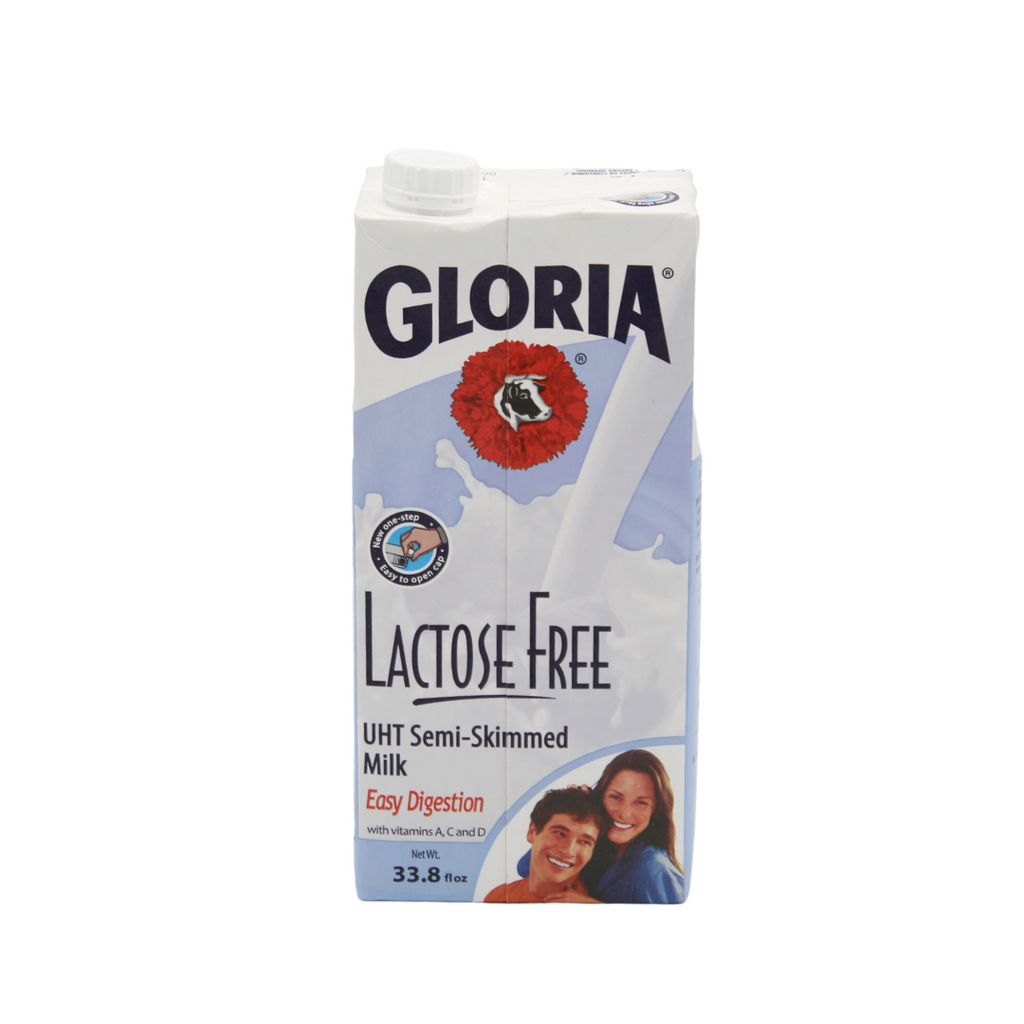 Gloria Lactose-Free Semi-Skimmed Milk, 1 L