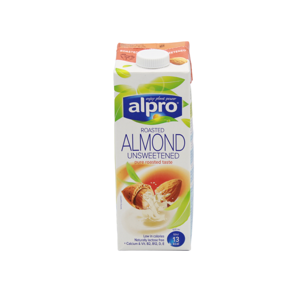 Alpro Roasted Unsweetened Almond Milk, 1 L