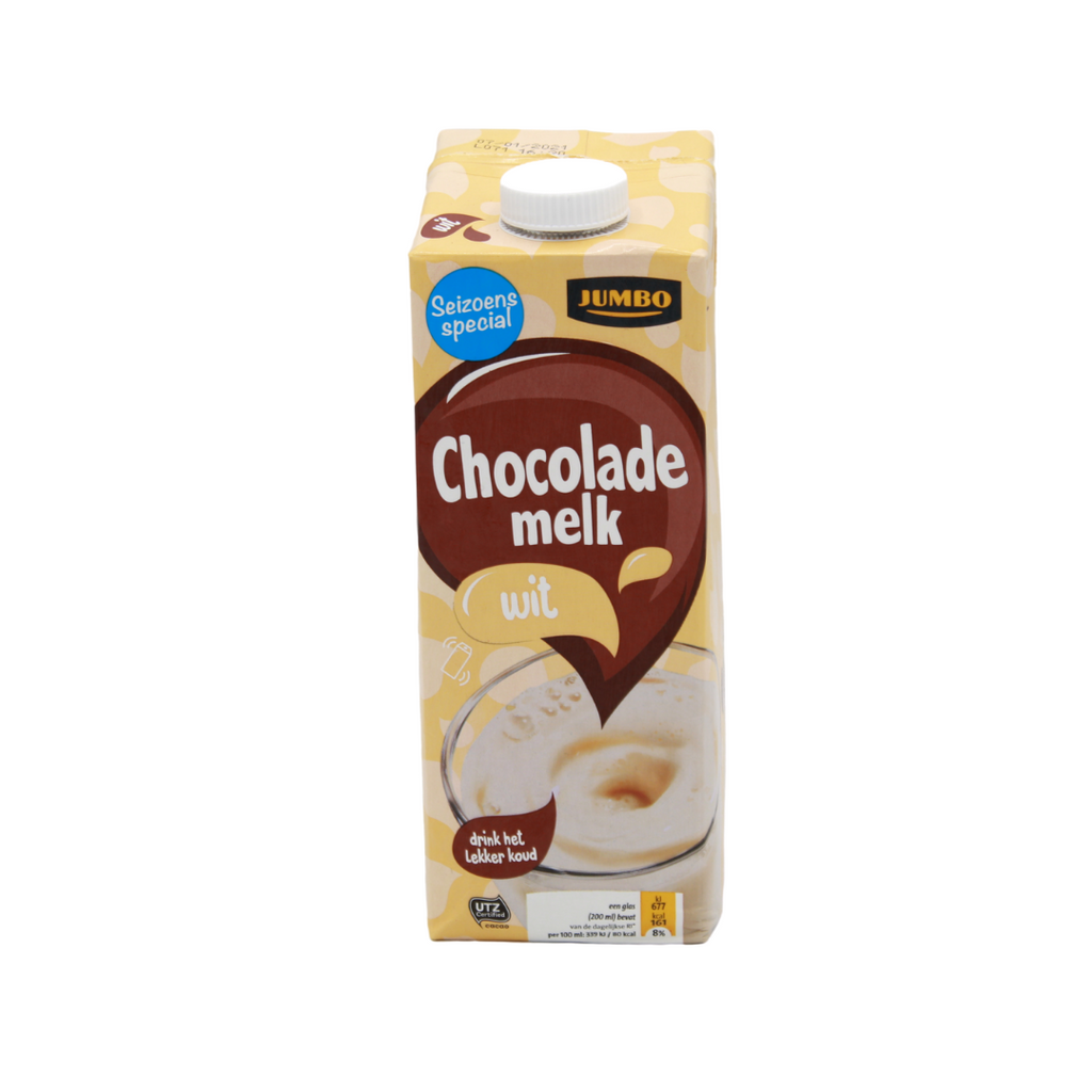 Jumbo Chocolademelk Wit, 1 L