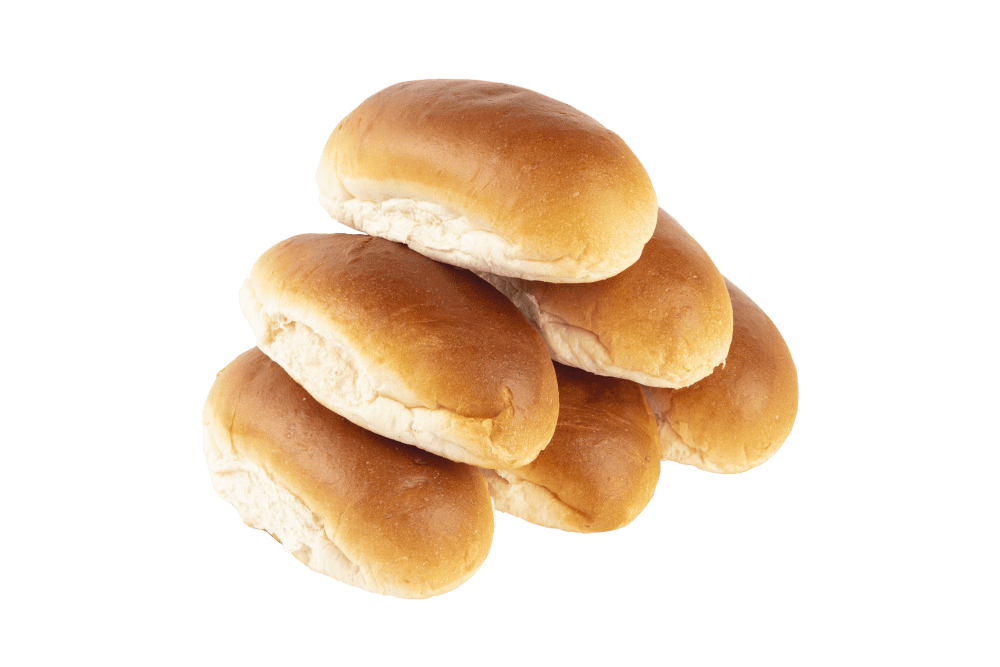Witte Puntbroodjes, 1 pc