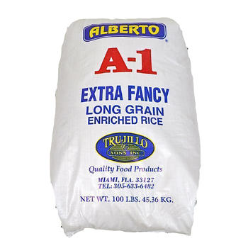 Alberto Long Grain White Rice, 100 lb