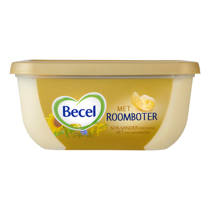 Becel Met Roomboter 50% Minder Verzadigd vet dan Roomboter, 225 gr