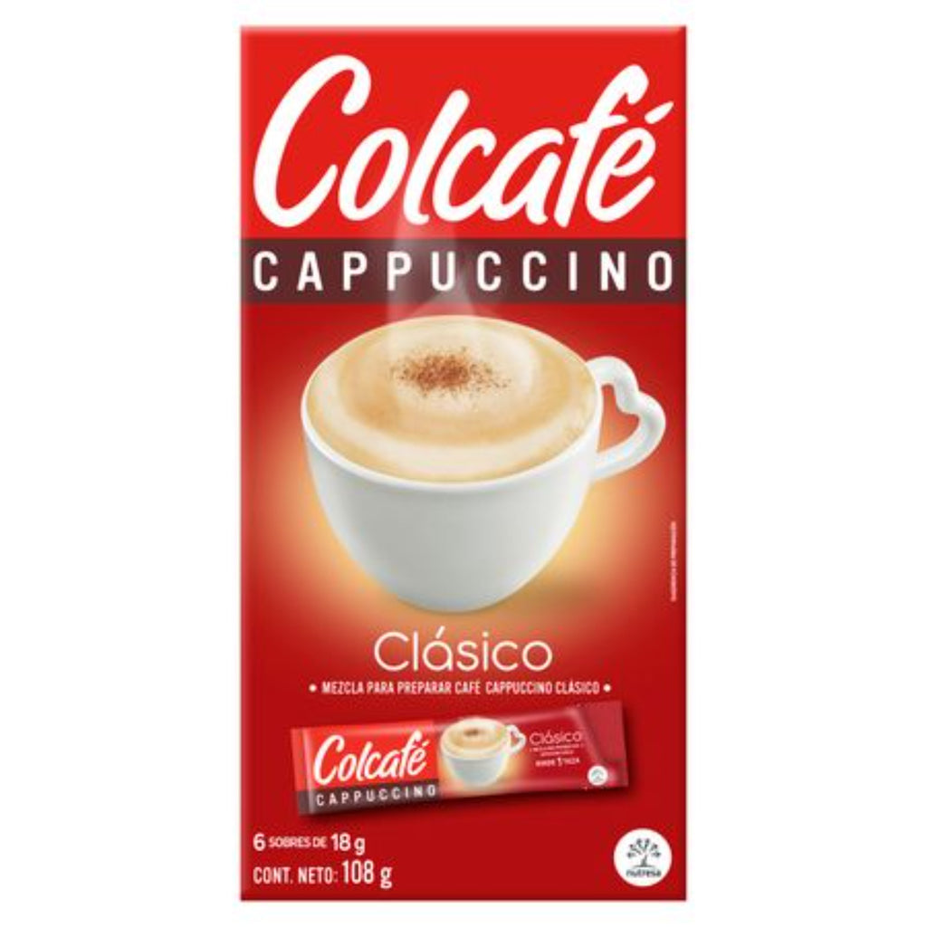 Colcafe Coffee Cappuccino Classic Sticks, 108gr