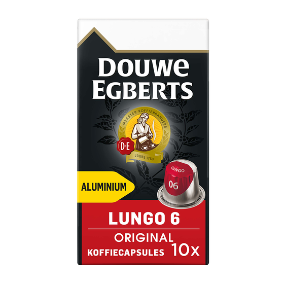 Douwe Egberts Lungo Original Capsules, 10 pc