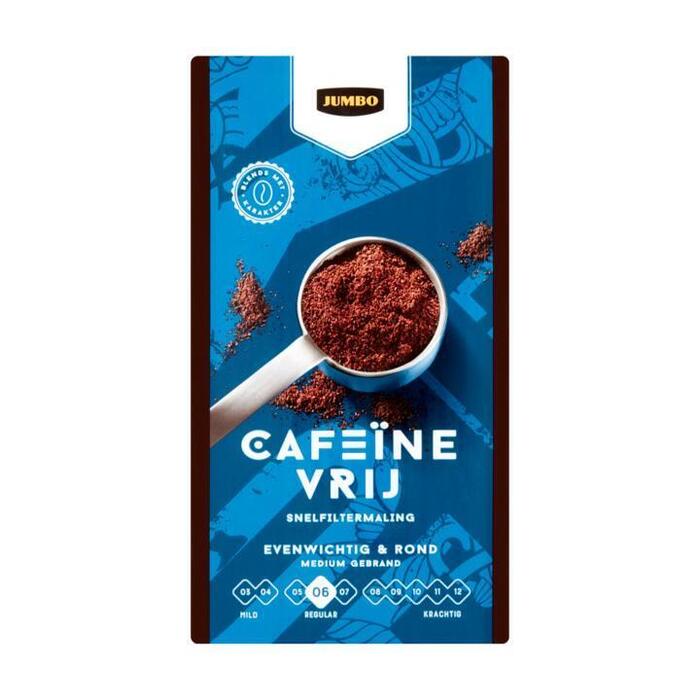 Jumbo Cafeine Vrij Snelfiltermaling Koffie, 250 gr