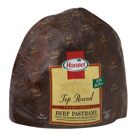 Hormel DF Cap-Off Top-Round Pastrami, Soy-Added, 2 pcs