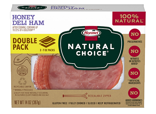 Hormel Natural Choice Honey Ham, 12 x 8 oz