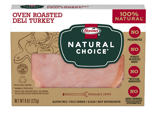 Hormel Natural Choice Oven Roasted Deli Turkey, 8 oz