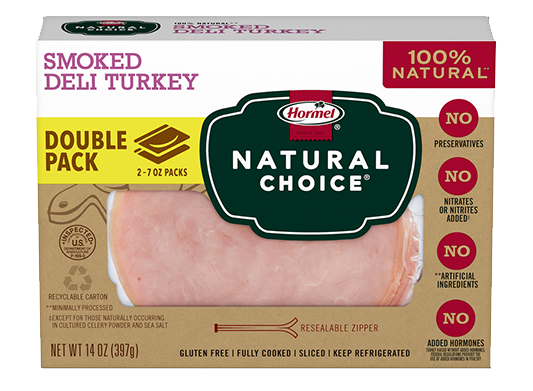 Hormel Natural Choice Smoked Deli Turkey, 8 oz