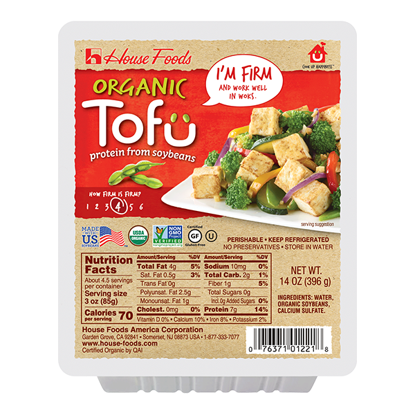 Tofu Extra Firm Organic 12 x 14 oz