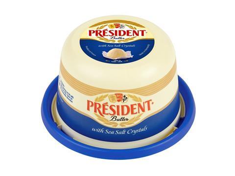 President Butter With Sea Salt Crystals, 8.8 oz