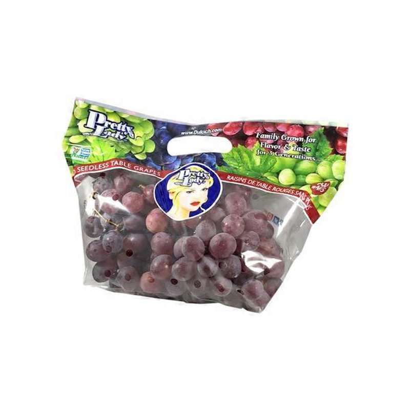 Pretty Lady Red Seedless Grapes, 18 lbs