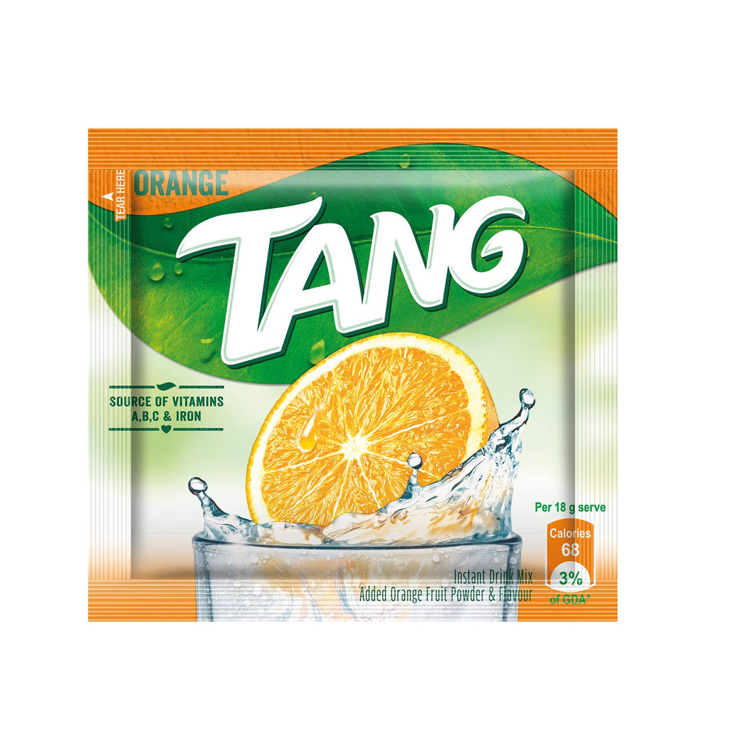 Tang Orange Juice Mix Envelopes, 20 gr