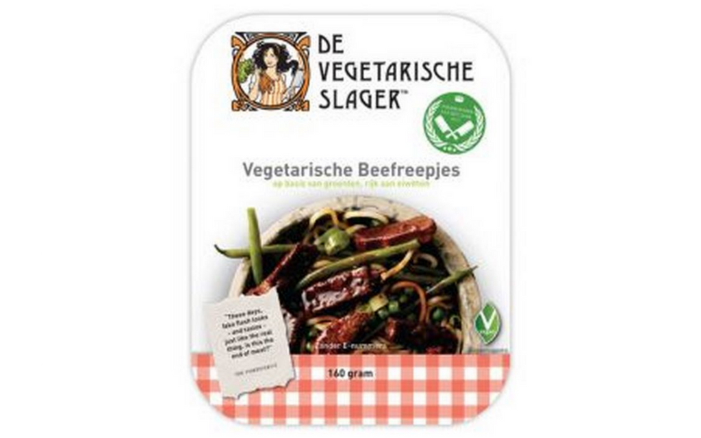 Vegetarian Beef Strips (E), 6 x 150gr