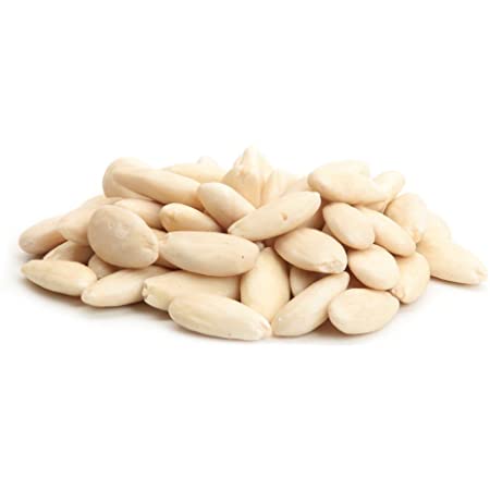 Whole Blanched Almonds, Size 25#, 1 kg